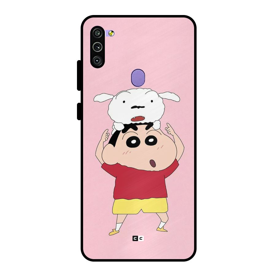 Cute Sheero Metal Back Case for Galaxy M11