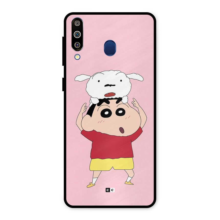 Cute Sheero Metal Back Case for Galaxy M30