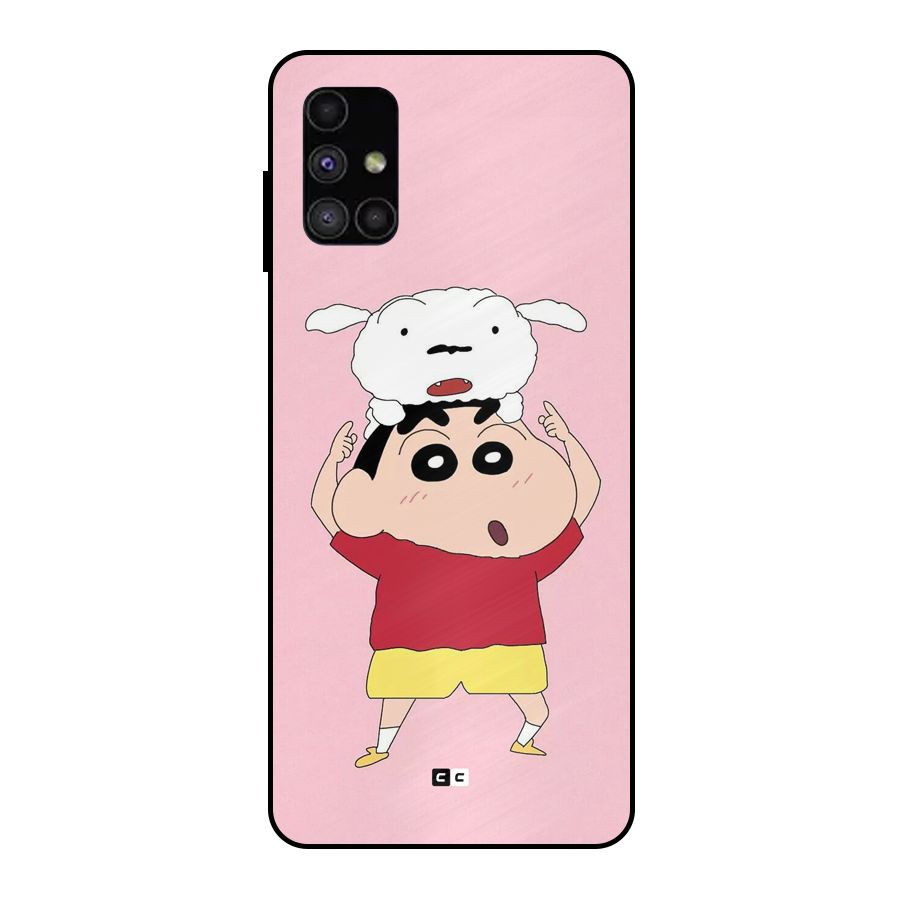 Cute Sheero Metal Back Case for Galaxy M51