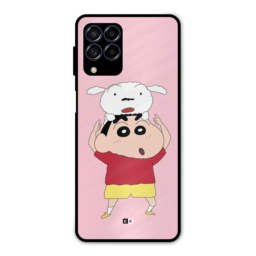 Cute Sheero Metal Back Case for Galaxy M53 5G