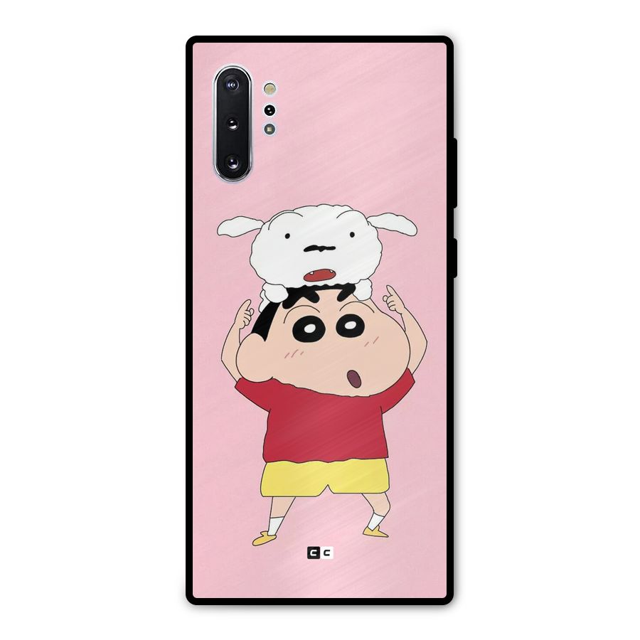 Cute Sheero Metal Back Case for Galaxy Note 10 Plus