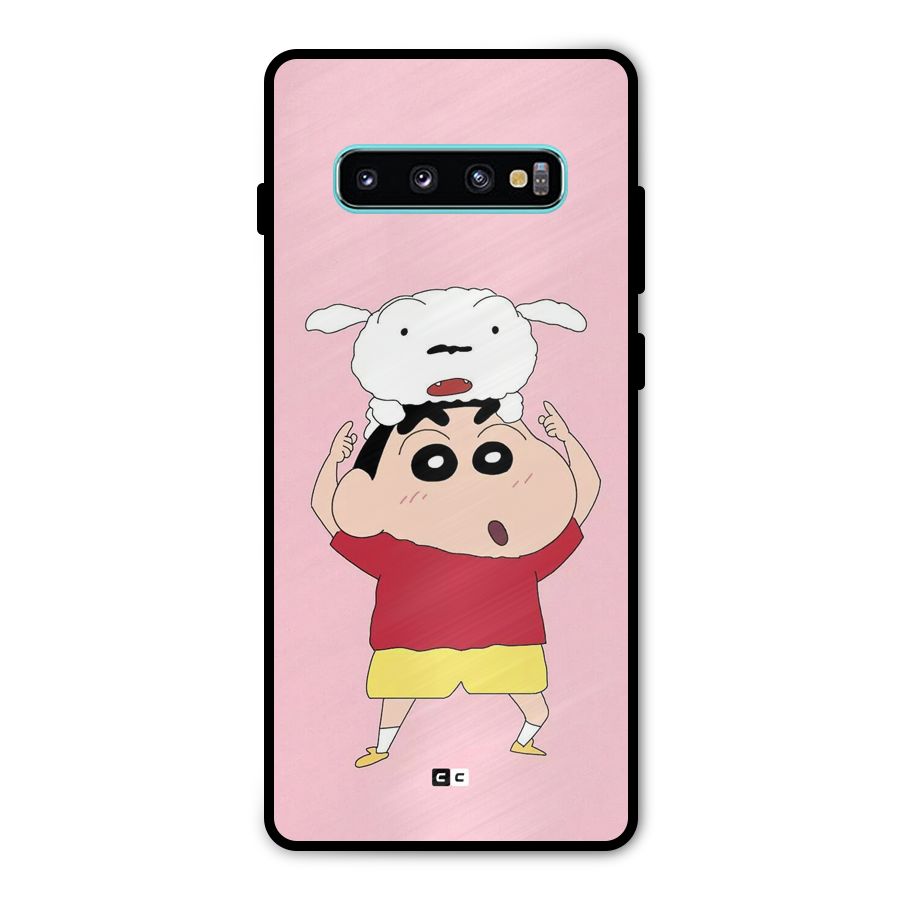 Cute Sheero Metal Back Case for Galaxy S10 Plus
