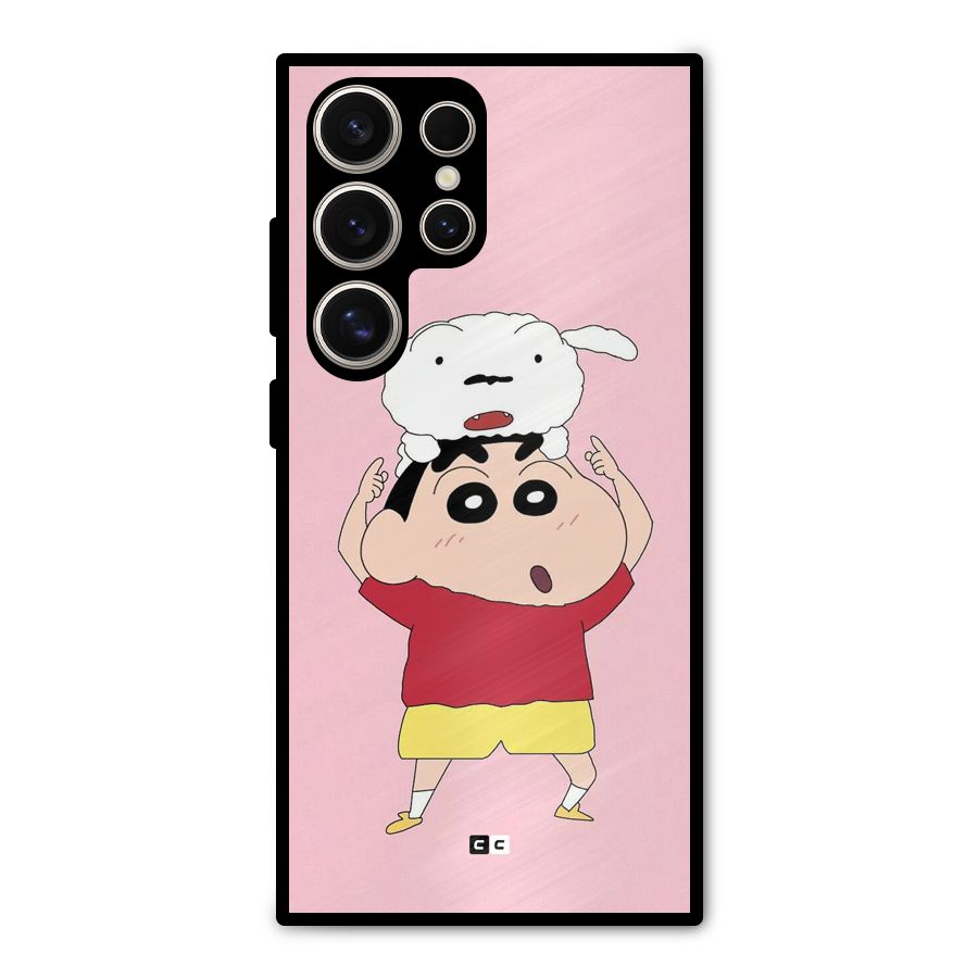 Cute Sheero Metal Back Case for Galaxy S24 Ultra