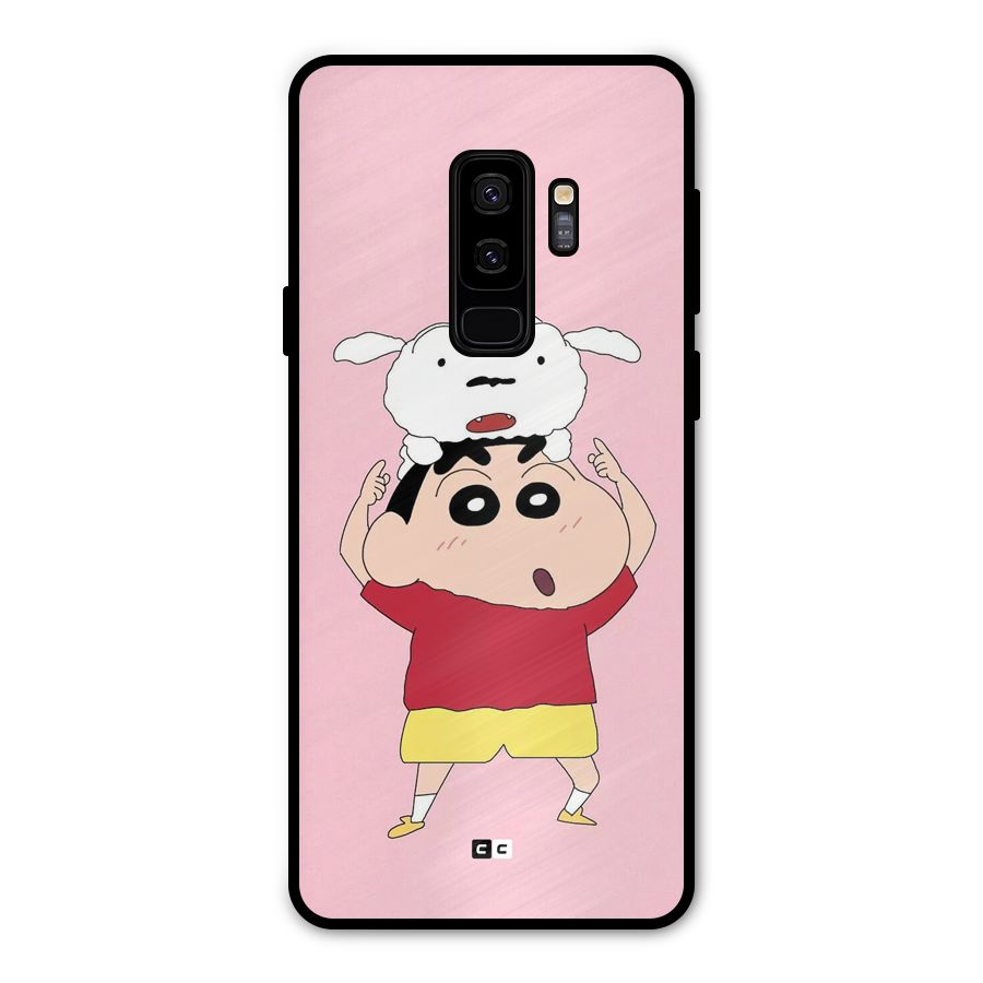 Cute Sheero Metal Back Case for Galaxy S9 Plus