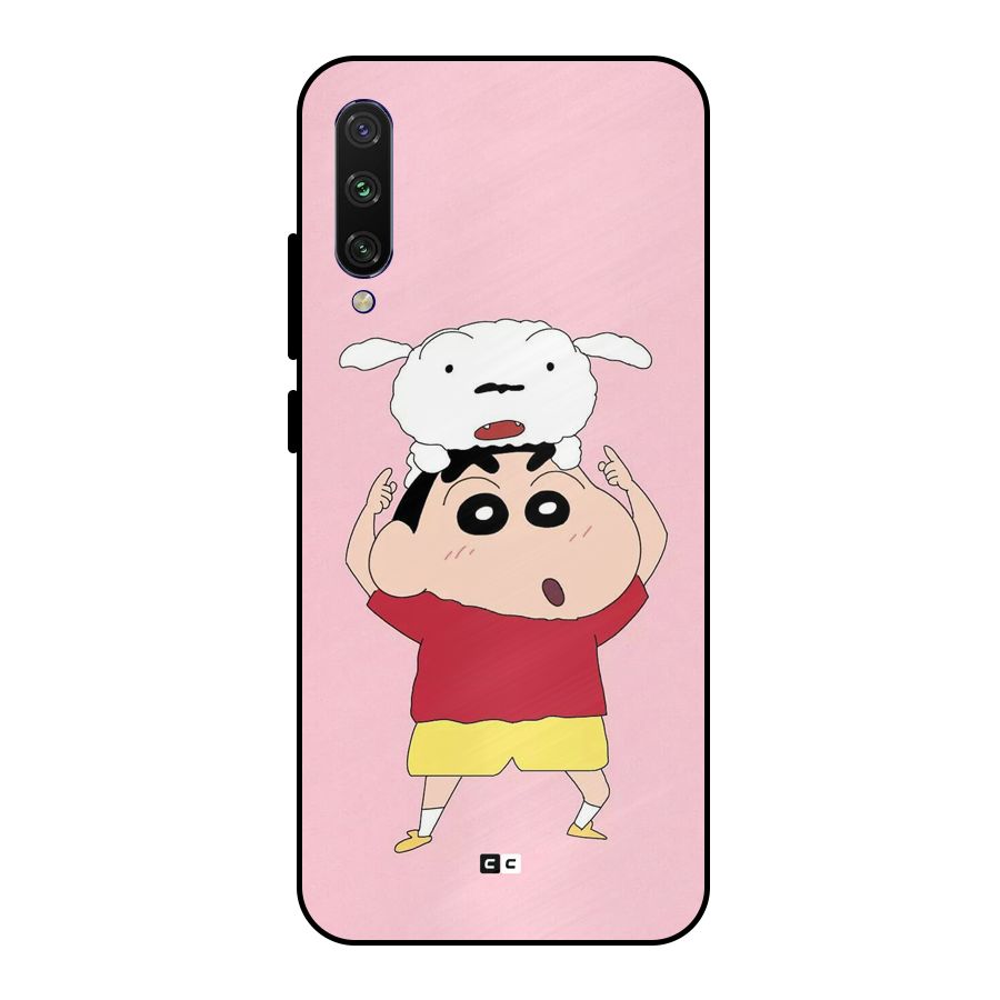 Cute Sheero Metal Back Case for Mi A3