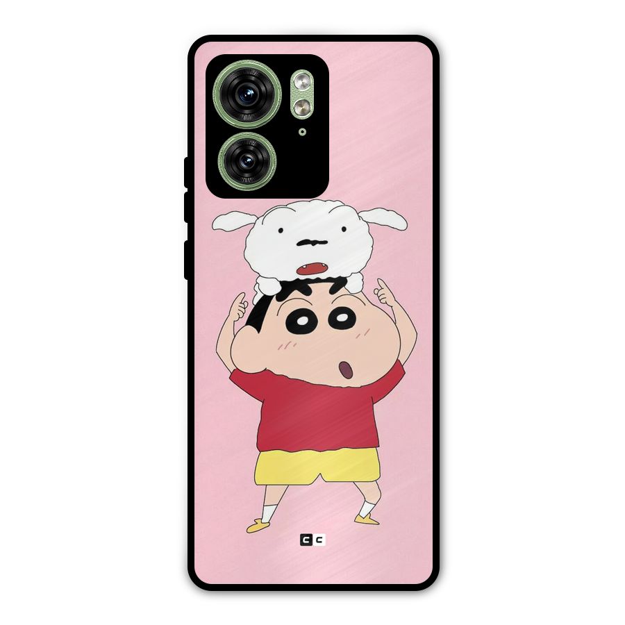 Cute Sheero Metal Back Case for Motorola Edge 40 5G