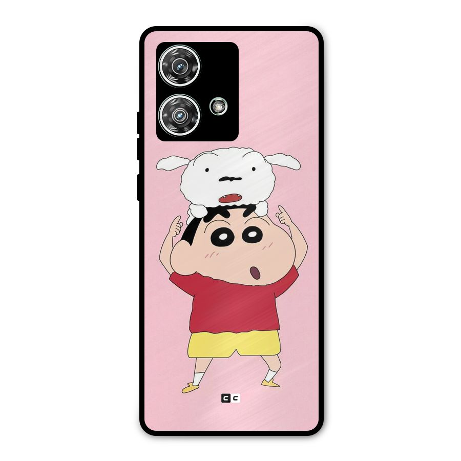 Cute Sheero Metal Back Case for Motorola Edge 40 Neo