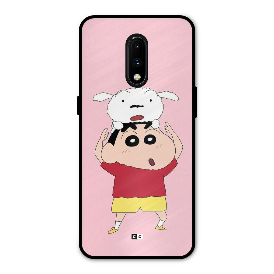 Cute Sheero Metal Back Case for OnePlus 7
