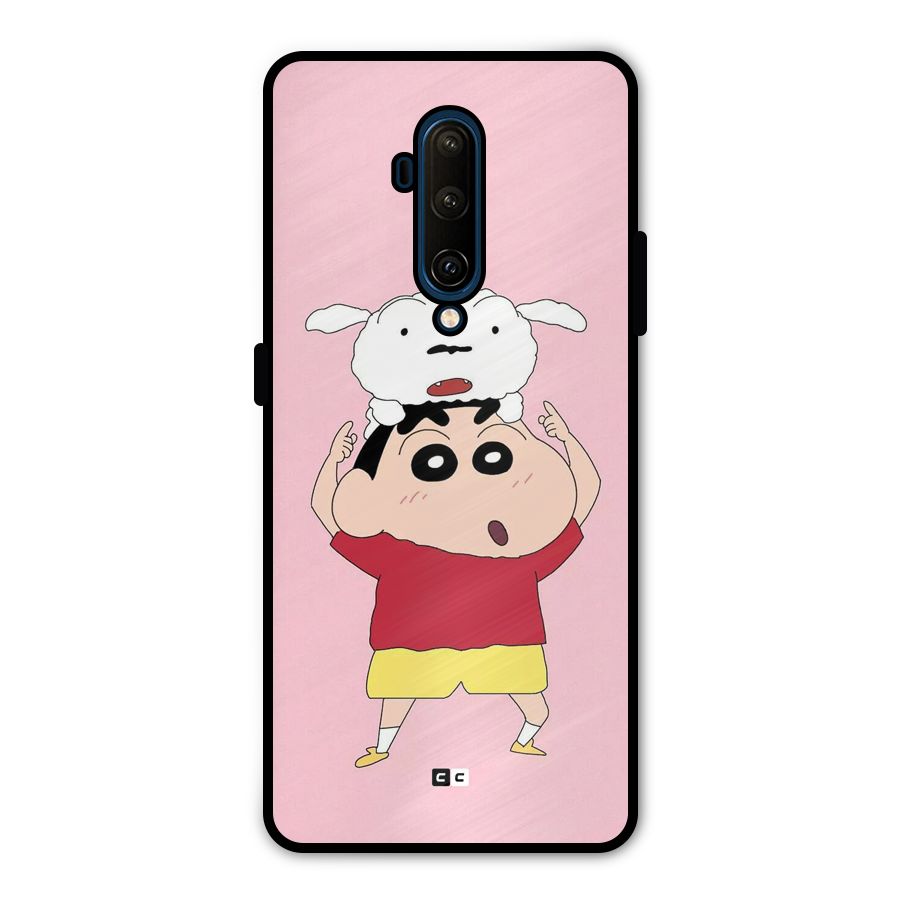 Cute Sheero Metal Back Case for OnePlus 7T Pro