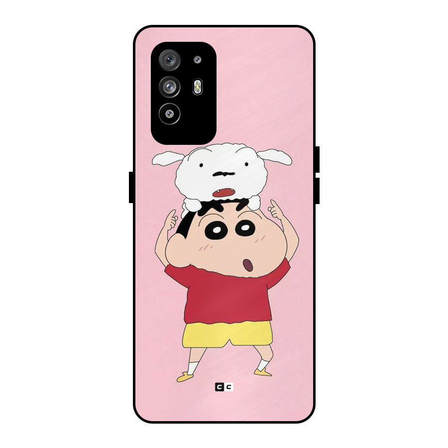 Cute Sheero Metal Back Case for Oppo F19 Pro Plus 5G