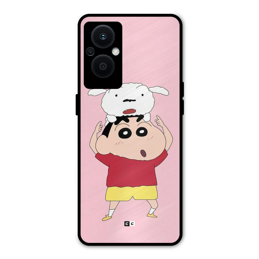 Cute Sheero Metal Back Case for Oppo F21 Pro 5G