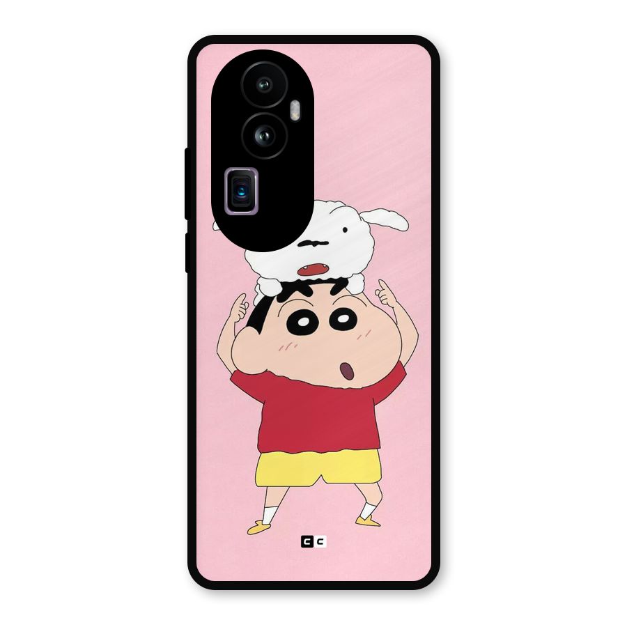 Cute Sheero Metal Back Case for Oppo Reno10 Pro Plus