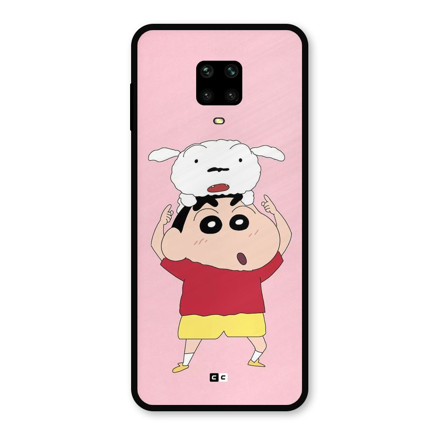 Cute Sheero Metal Back Case for Poco M2