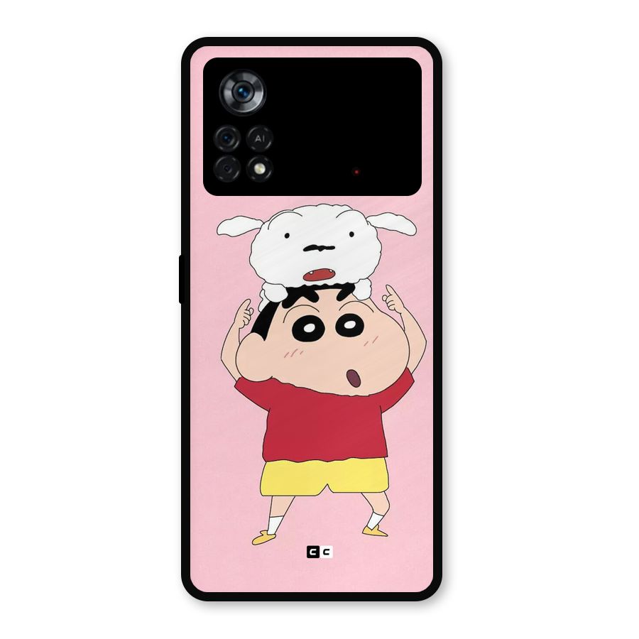 Cute Sheero Metal Back Case for Poco X4 Pro 5G