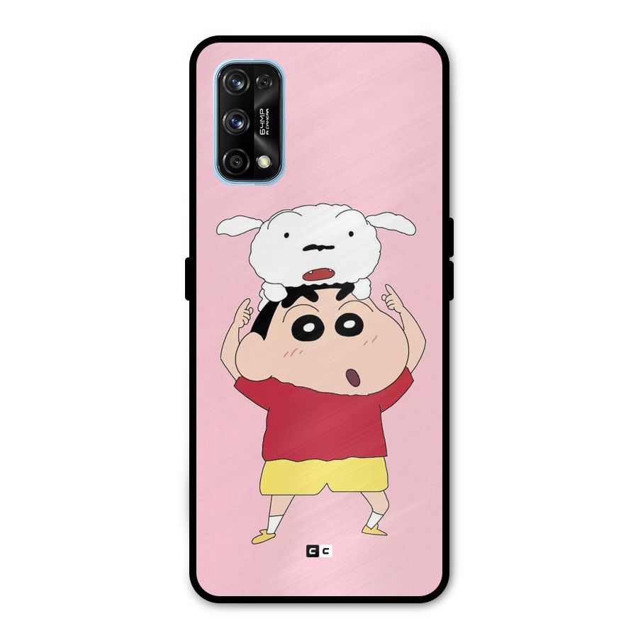 Cute Sheero Metal Back Case for Realme 7 Pro