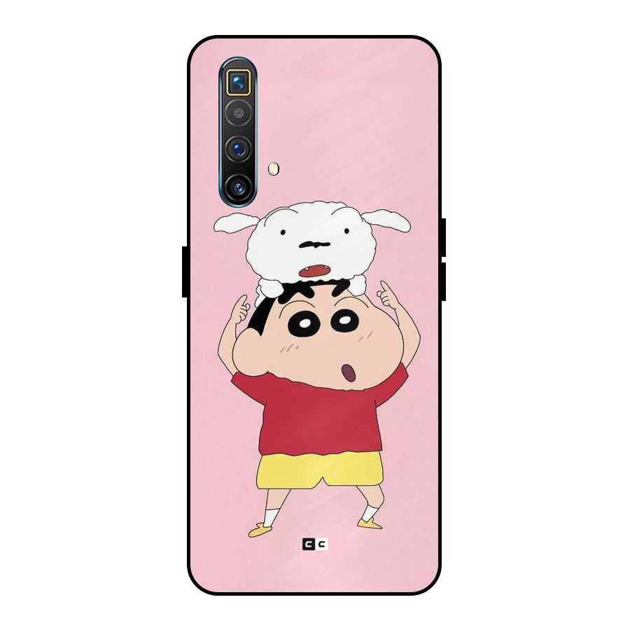 Cute Sheero Metal Back Case for Realme X3