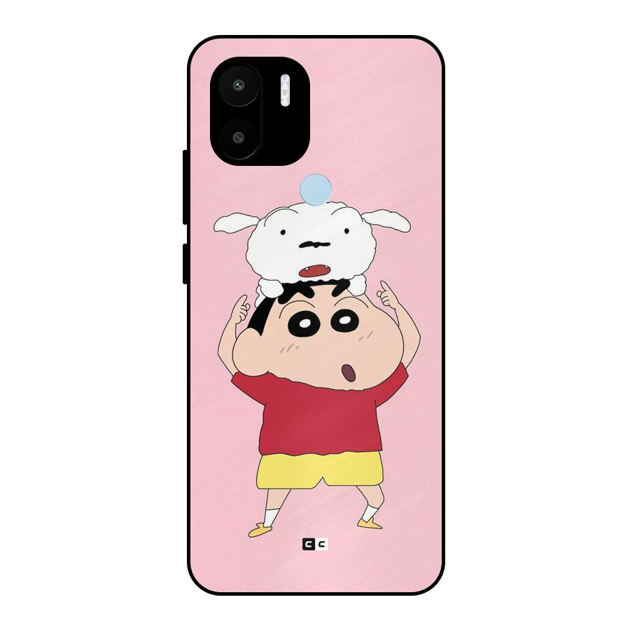 Cute Sheero Metal Back Case for Redmi A2 Plus