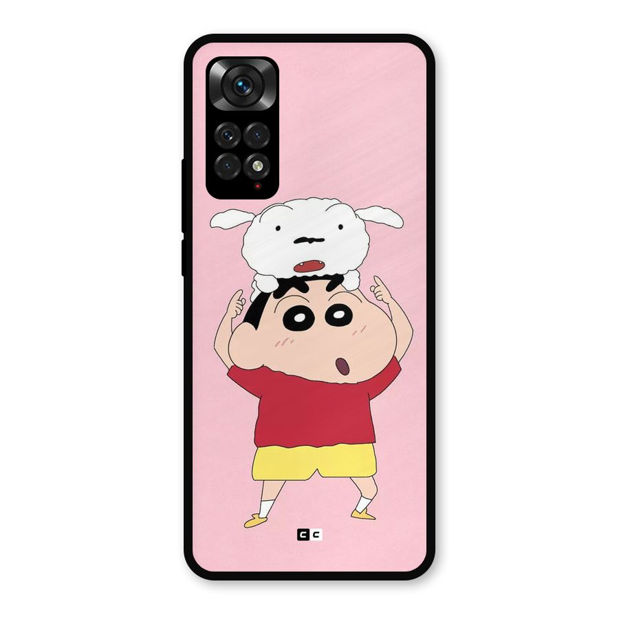 Cute Sheero Metal Back Case for Redmi Note 11