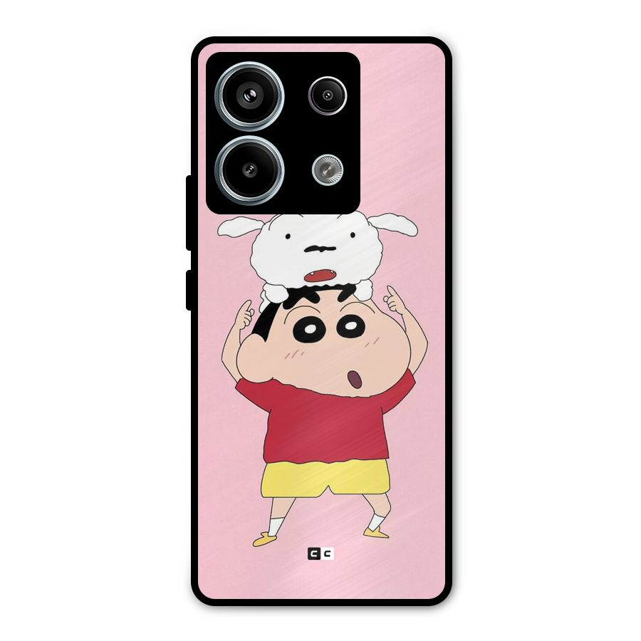 Cute Sheero Metal Back Case for Redmi Note 13 Pro 5G