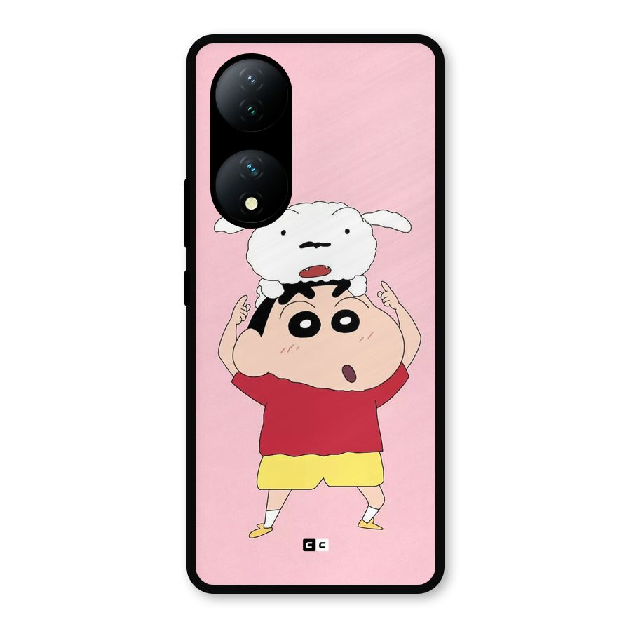 Cute Sheero Metal Back Case for Vivo T2