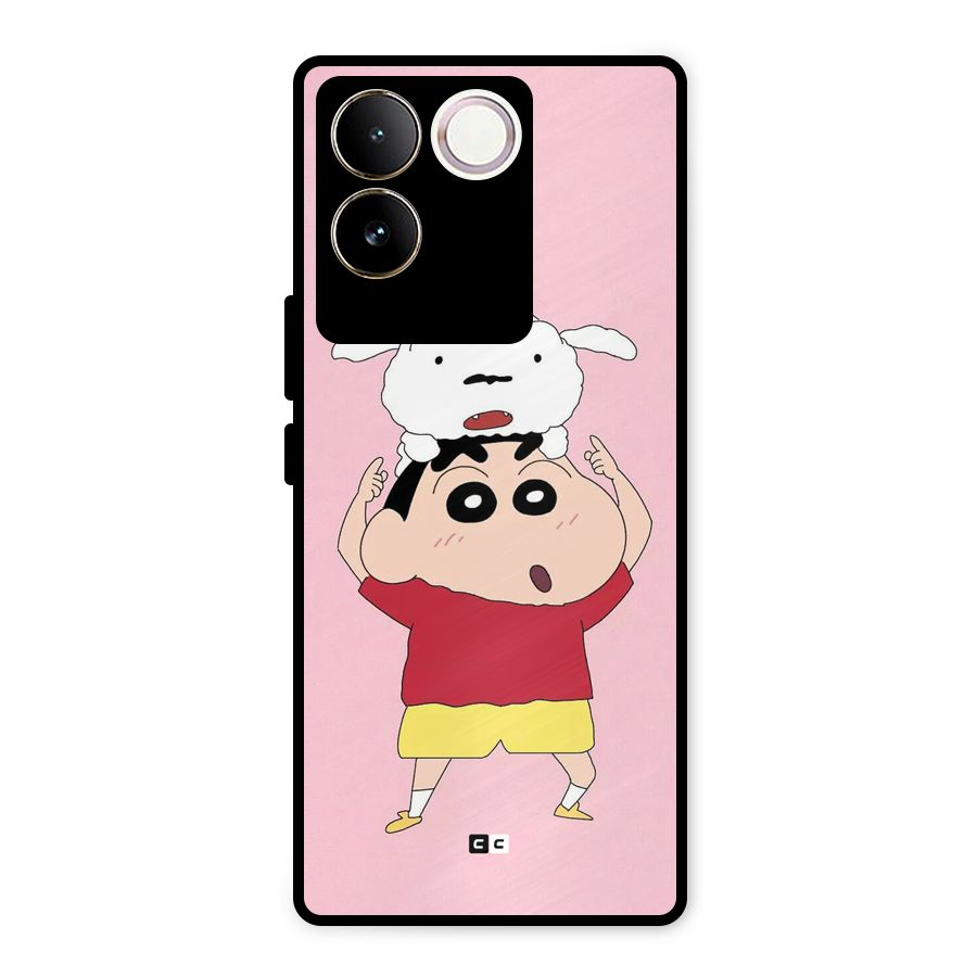 Cute Sheero Metal Back Case for Vivo T2 Pro