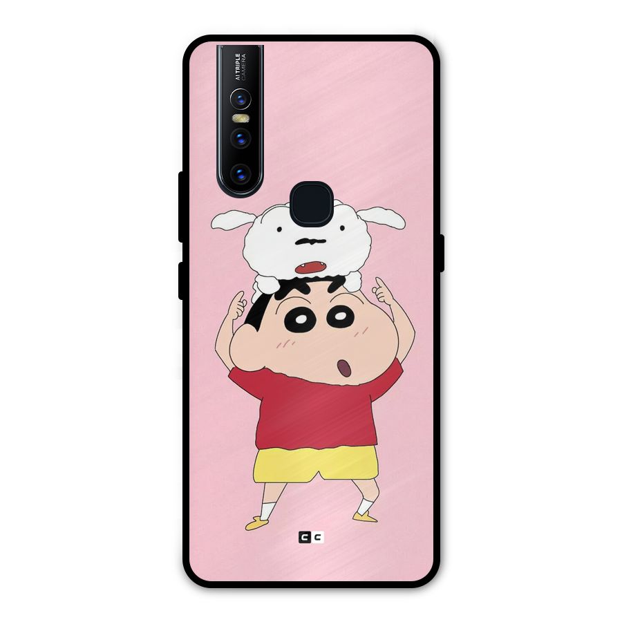 Cute Sheero Metal Back Case for Vivo V15