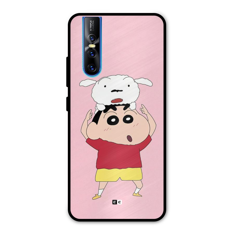 Cute Sheero Metal Back Case for Vivo V15 Pro