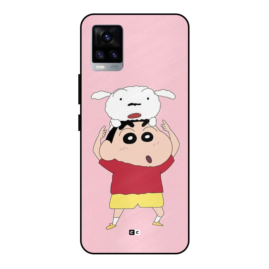 Cute Sheero Metal Back Case for Vivo V20 2021