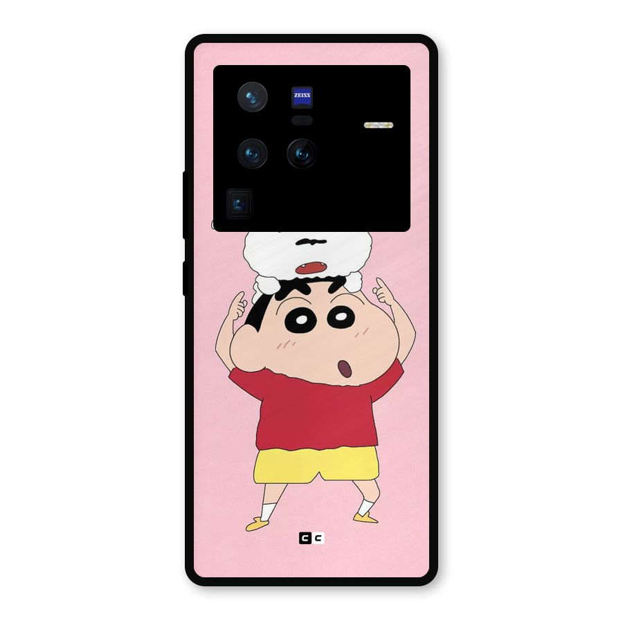 Cute Sheero Metal Back Case for Vivo X80 Pro