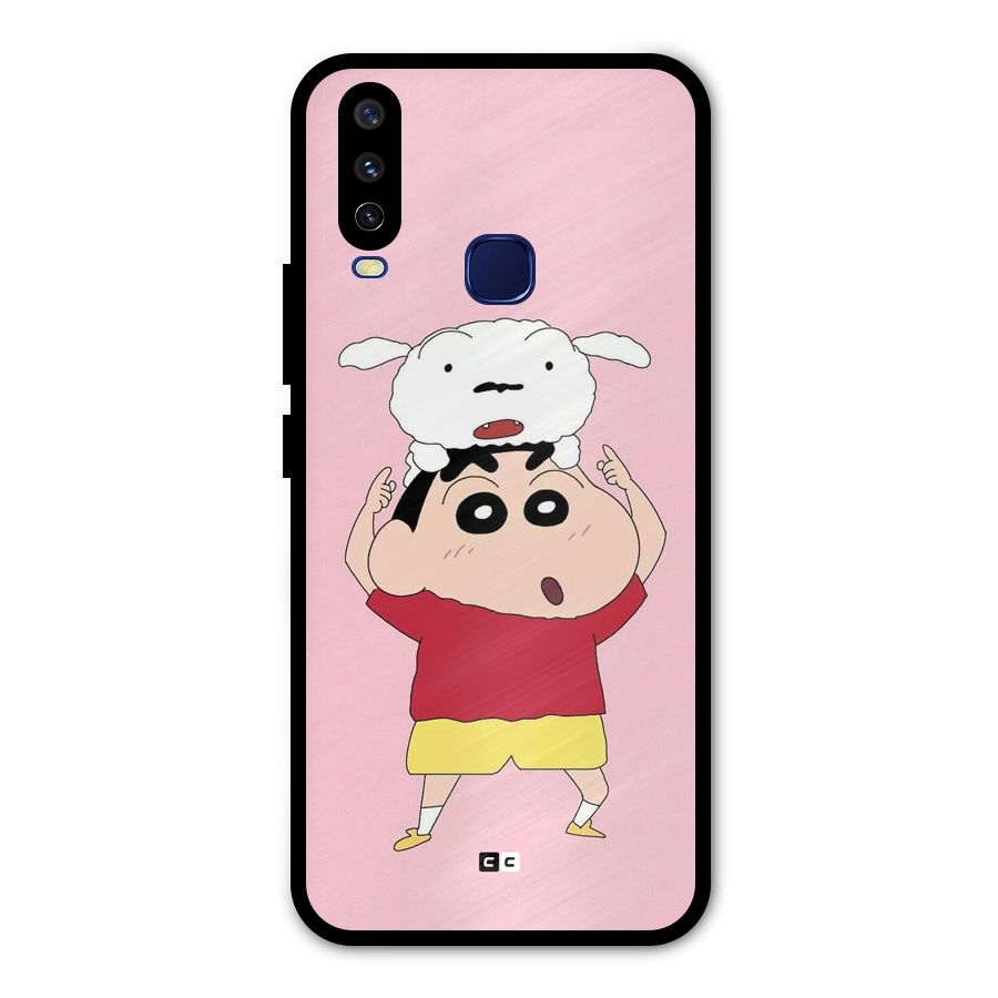 Cute Sheero Metal Back Case for Vivo Y12