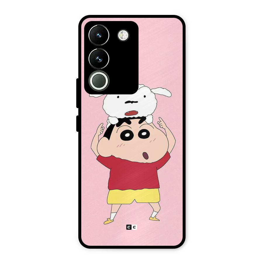 Cute Sheero Metal Back Case for Vivo Y200