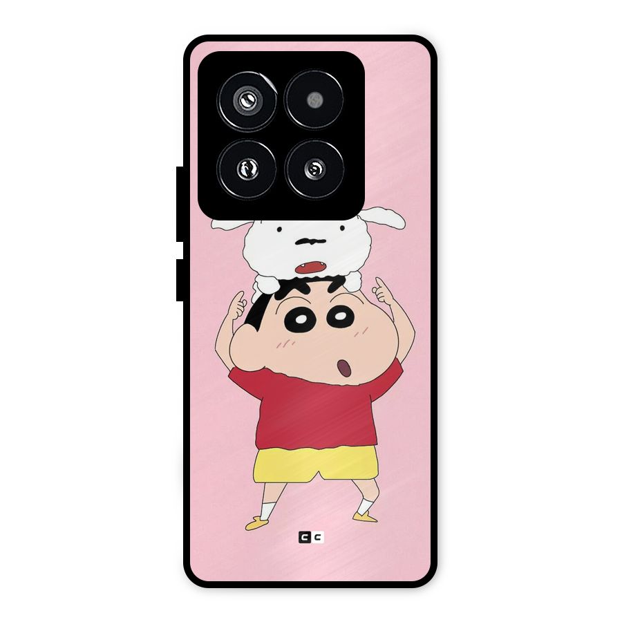 Cute Sheero Metal Back Case for Xiaomi 14 Pro