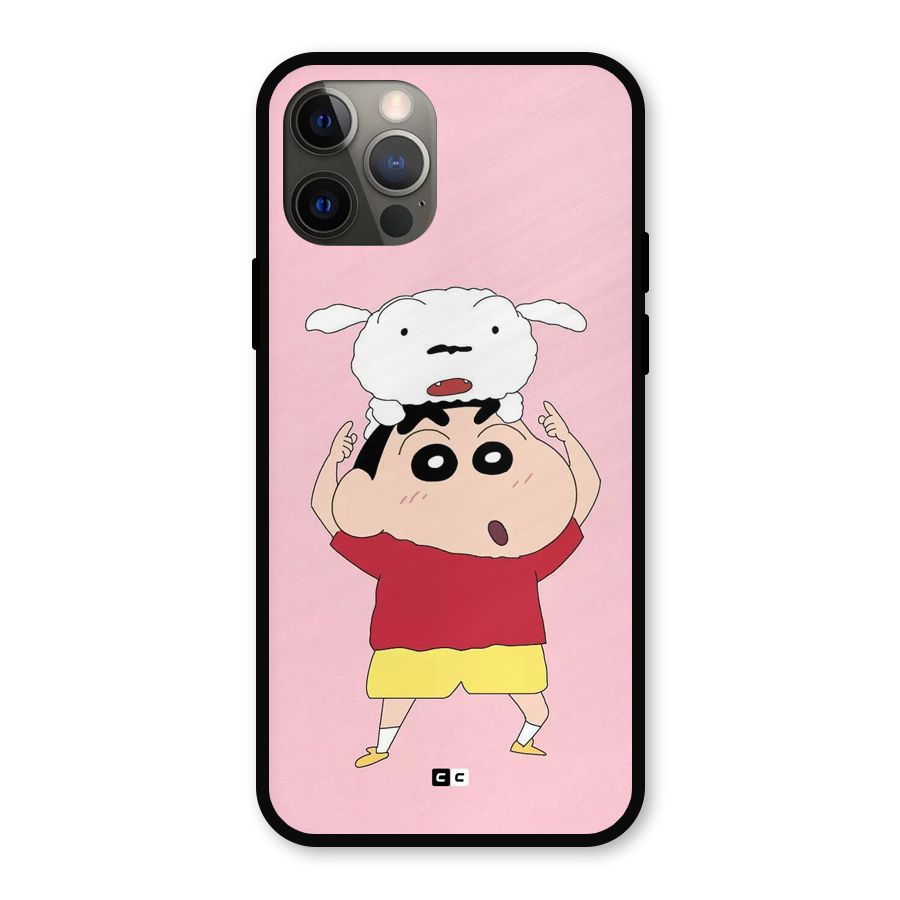Cute Sheero Metal Back Case for iPhone 12 Pro