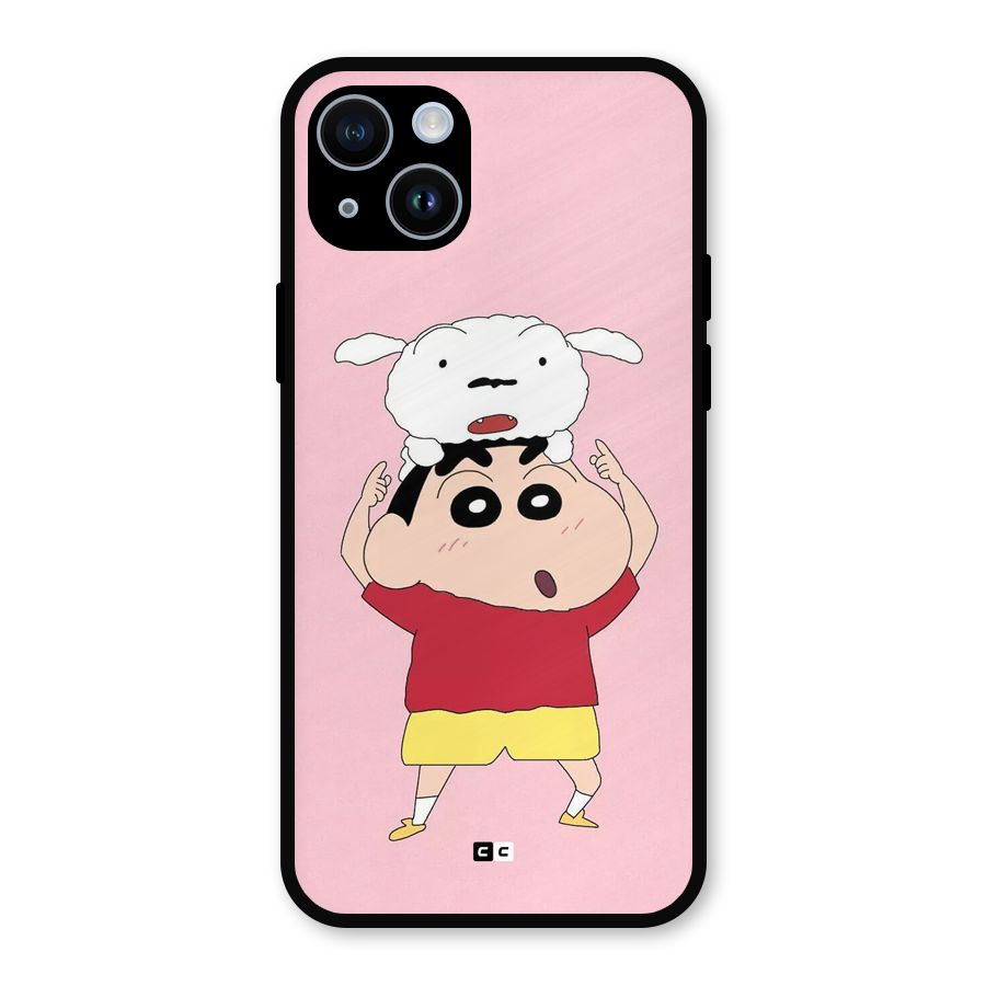 Cute Sheero Metal Back Case for iPhone 14