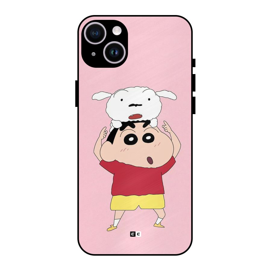 Cute Sheero Metal Back Case for iPhone 14 Plus