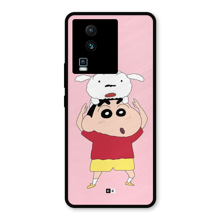 Cute Sheero Metal Back Case for iQOO Neo 7