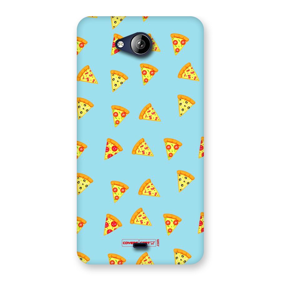 Cute Slices of Pizza Back Case for Canvas Play Q355