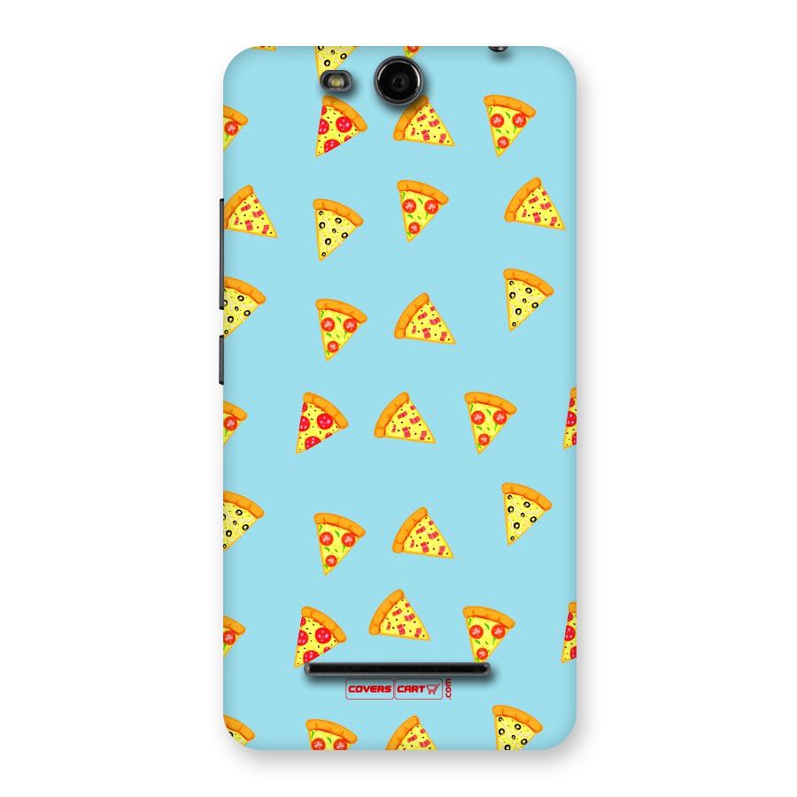 Cute Slices of Pizza Back Case for Micromax Canvas Juice 3 Q392