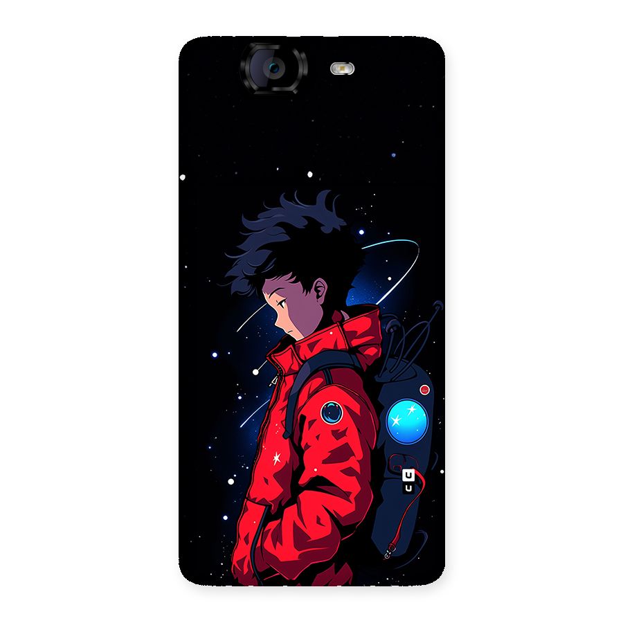 Cute Space Boy Back Case for Canvas Knight A350