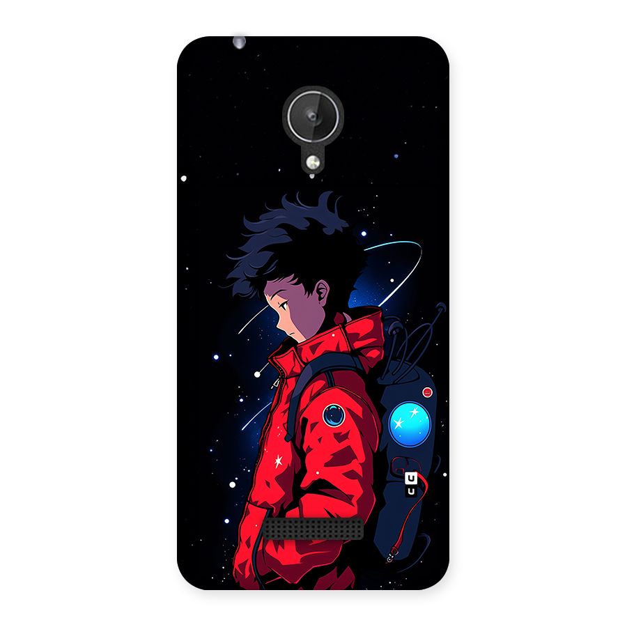 Cute Space Boy Back Case for Canvas Spark Q380