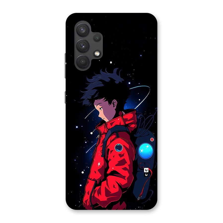 Cute Space Boy Back Case for Galaxy A32