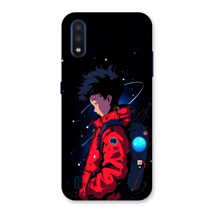 Cute Space Boy Back Case for Galaxy M01