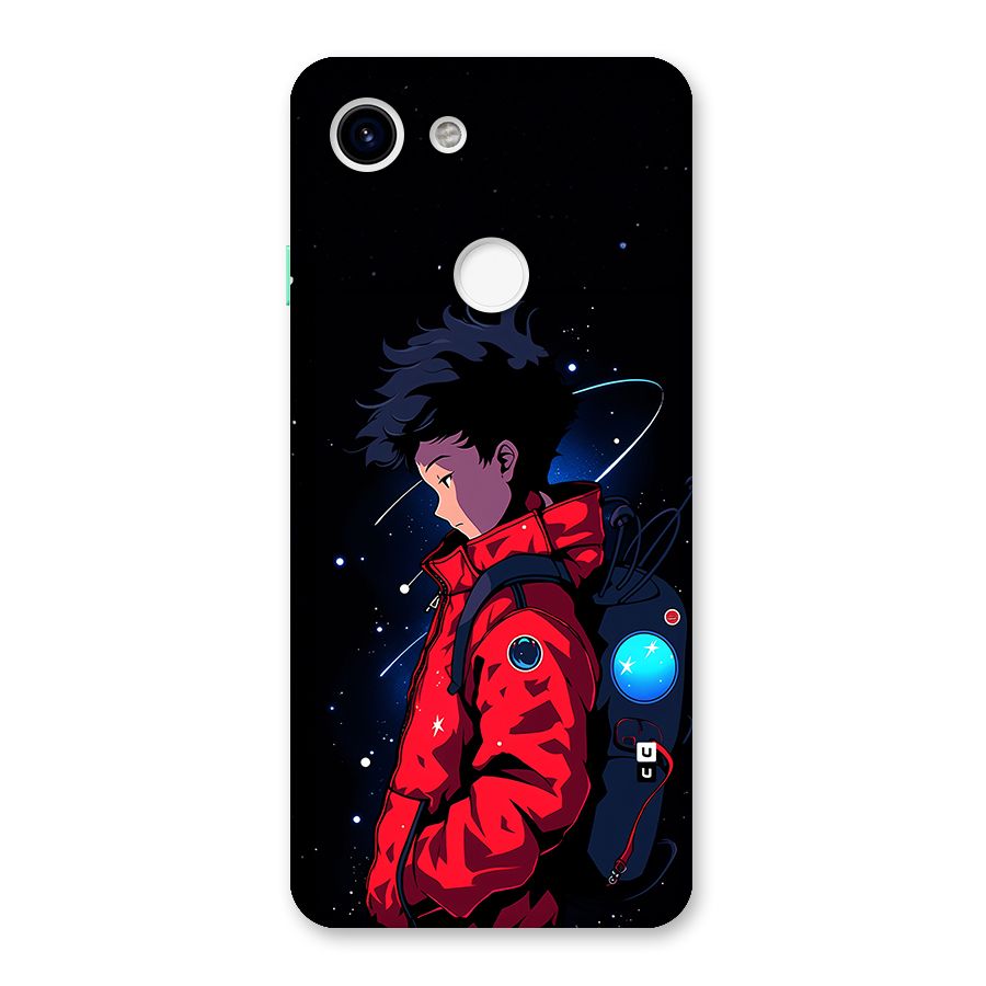 Cute Space Boy Back Case for Google Pixel 3