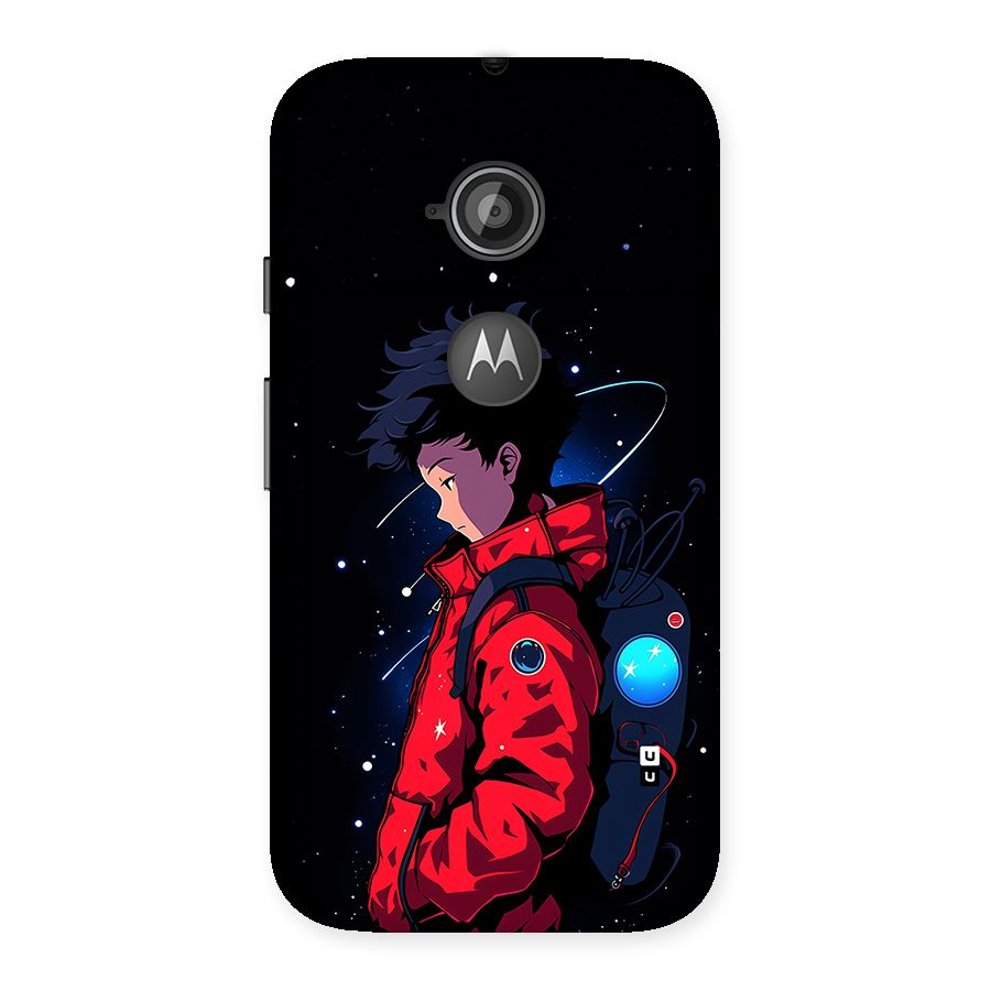 Cute Space Boy Back Case for Moto E 2nd Gen