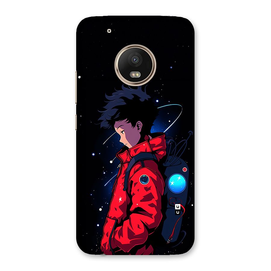 Cute Space Boy Back Case for Moto G5 Plus