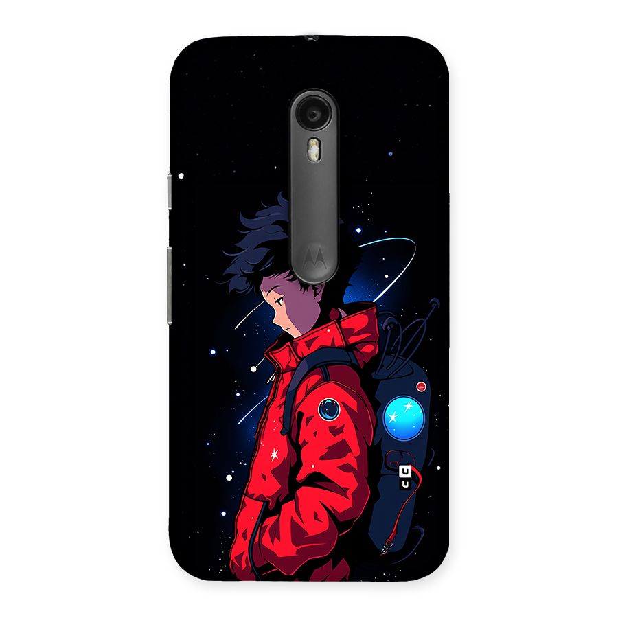 Cute Space Boy Back Case for Moto G Turbo