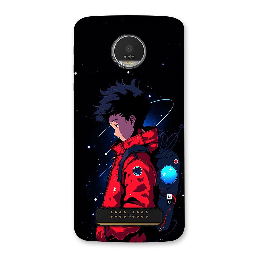 Cute Space Boy Back Case for Moto Z Play