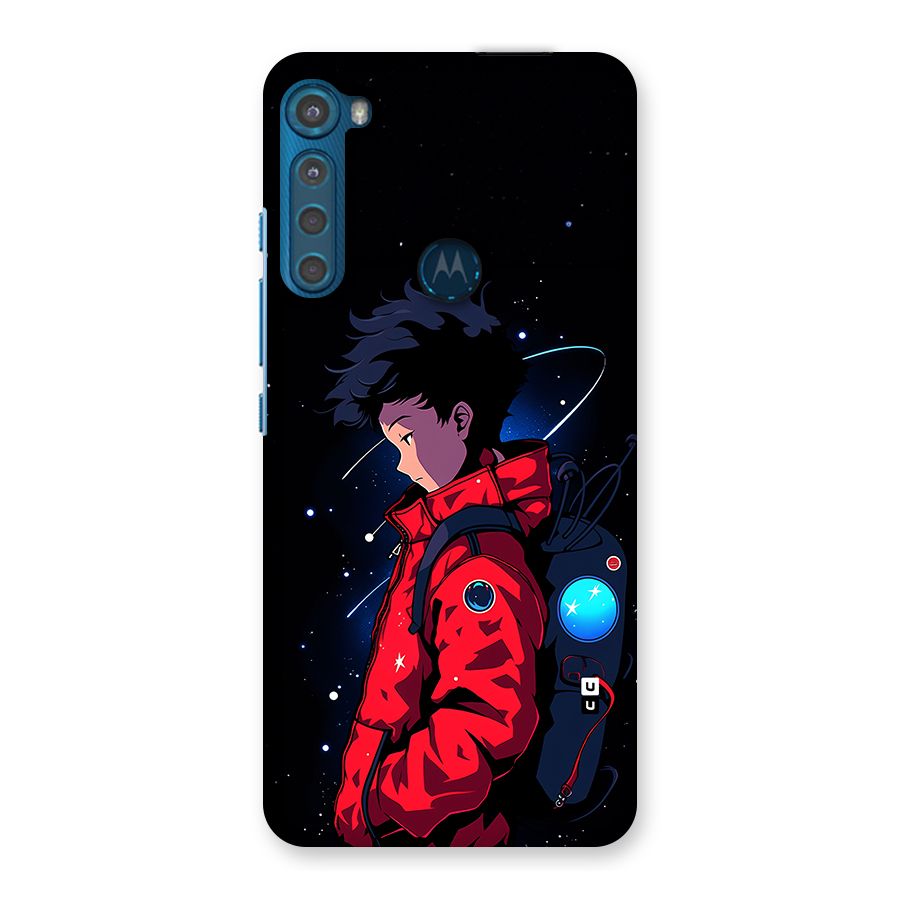 Cute Space Boy Back Case for Motorola One Fusion Plus