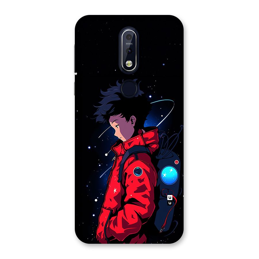 Cute Space Boy Back Case for Nokia 7.1