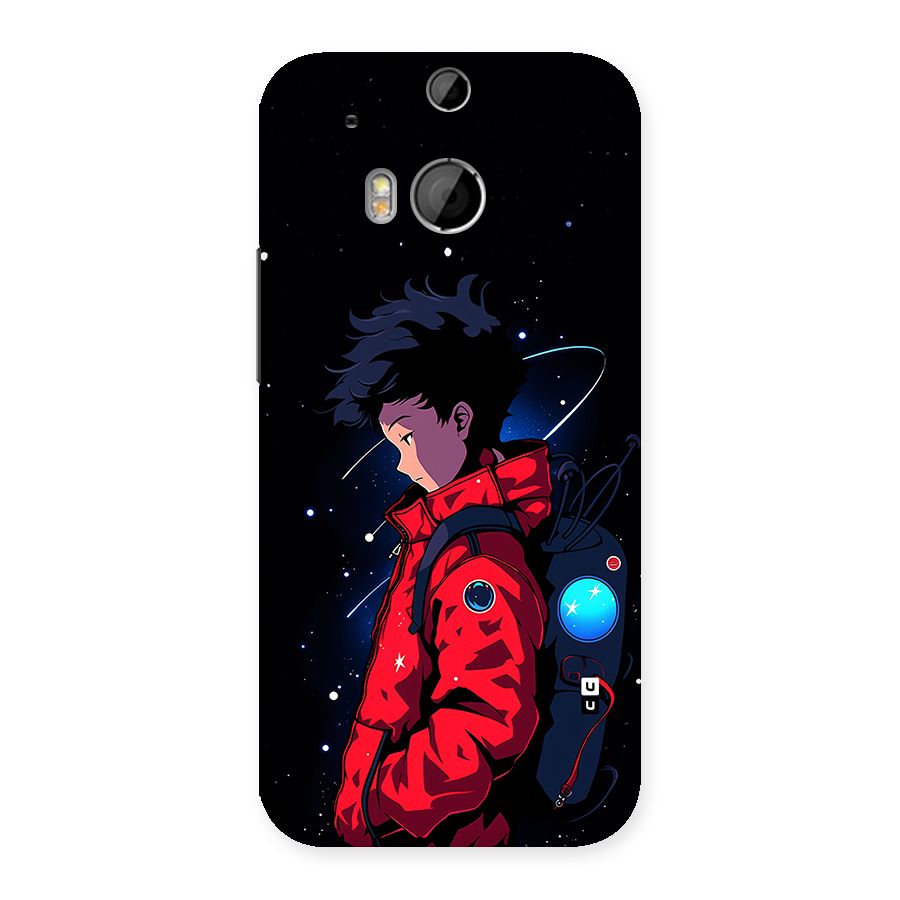 Cute Space Boy Back Case for One M8